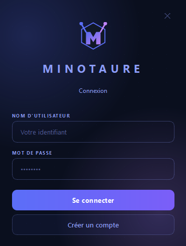 Interface de connexion Minotaure